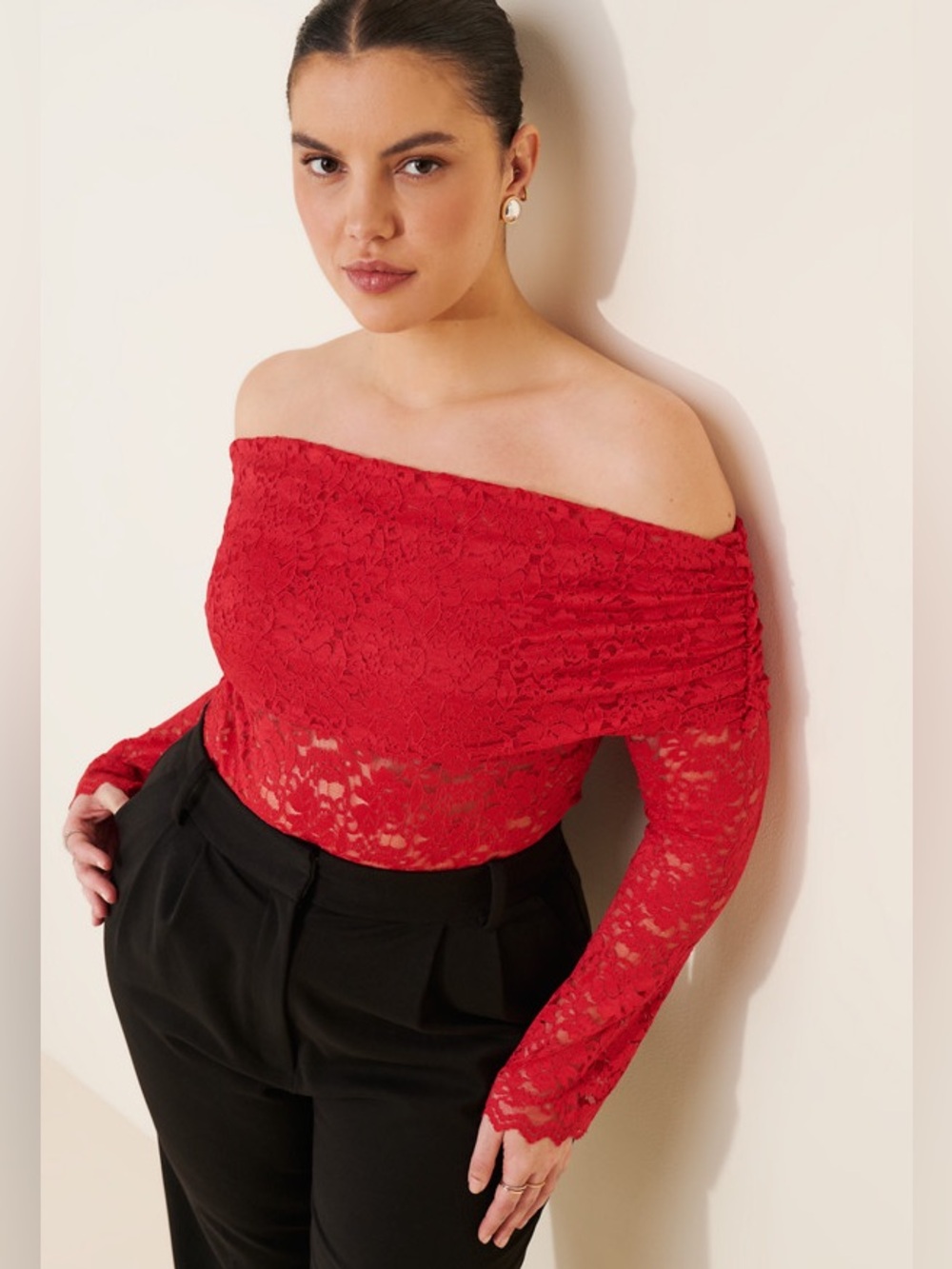 AFRM Lennox Silken Lace Bodysuit